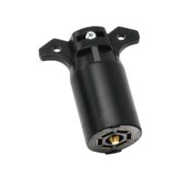 Tow Ready 7-Way Trailer End Wiring Connector, Black