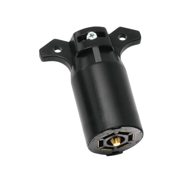 Tow Ready 7-Way Trailer End Wiring Connector, Black