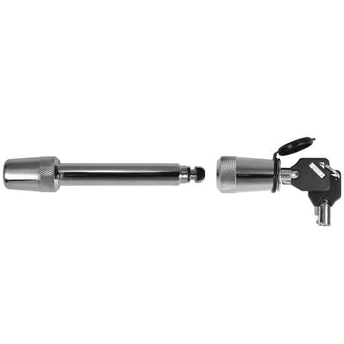 Trimax Dual Lock Lug Hitch Pin, 2.5 Inch, 5/8" Diameter, Silver Stainless