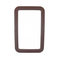 Valterra Exterior Entry Door Window Frame, Brown, 24-3/4 Inch x 15-3/4 Inch