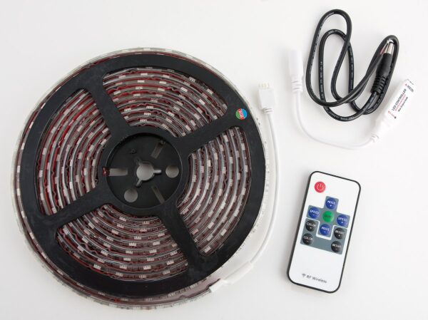 AP Products 16-Foot LED Rope Light, Multi-Colour, 3M Adhesive Mount