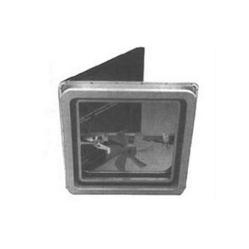 Heng's Manual Roof Vent, 14 x 14 Inch, White Metal
