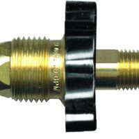 JR Products Excess Flow POL Propane Adapter, 1/4 Inch Male Threads