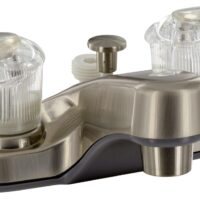 Phoenix Products 4 Inch Lavatory Faucet, Diverter, Brushed Nickel