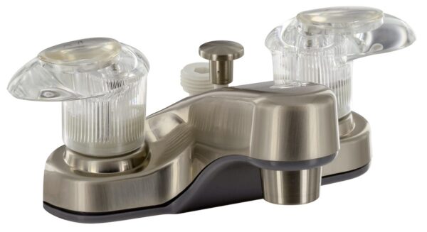 Phoenix Products 4 Inch Lavatory Faucet, Diverter, Brushed Nickel