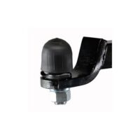 Fastway Tethered Hitch Ball Cover, 2 Inch, Black Rubber