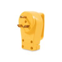 Camco 30 Amp RV Power Cord Plug End (TT-30P), Yellow