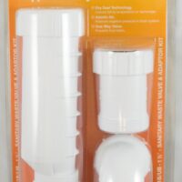 Sunbelt Sink P-Trap Valve, 1-1/2 Inch Slip Joint, White