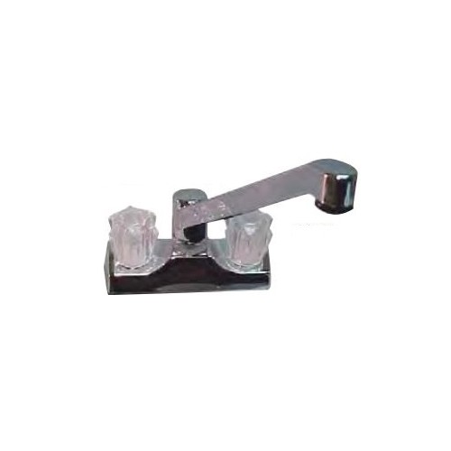 LaSalle Bristol Kitchen Faucet, 4 Inch Low-Arc, Chrome Silver
