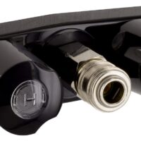 Phoenix Products Exterior Spray Port, Black, Hot and Cold Outlet, Quick-Connect, Recoil Hose