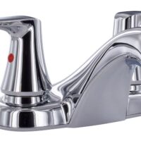 Phoenix Products 4 Inch Lavatory Faucet, Chrome Plated, Silver