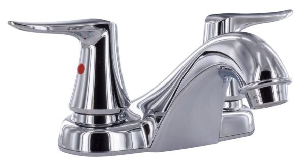 Phoenix Products 4 Inch Lavatory Faucet, Chrome Plated, Silver