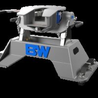 B&W Companion OEM Fifth Wheel Hitch, 20,000 lb, 4-Way Pivot, Gray