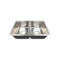 Lippert Stainless Steel Sink, Double Bowl, 16 x 27 Inch, Silver
