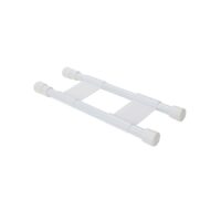Camco Dual Spring-Loaded Cabinet Brace, Extendable, White