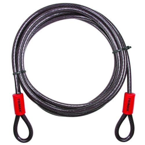 Trimax Locks Security Cable, 10mm Diameter, 15-foot