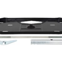 Flame King Propane Tank Rack for Two 30 lb Bottles, Black/Silver
