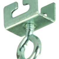 JR Products Type B Stainless Steel Curtain Track End Stop, Silver, Set of 2