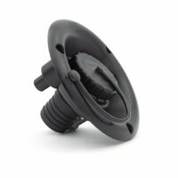 B&B Molders Fresh Water Inlet, Recessed Mount, Black