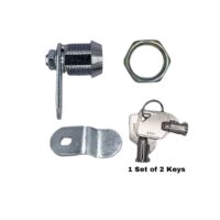 RV Designer Lock Cylinder 5/8 Inch, Stainless Steel