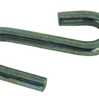 JR Products Trailer Safety Chain Hook, S-Hook, Silver, Set of 2
