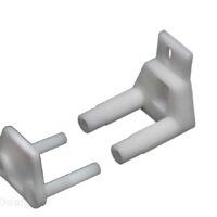 RV Designer Adjustable Interior Door Guide, White