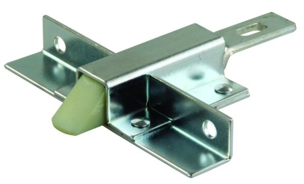 JR Products Offset Flush Trigger Latch, Silver