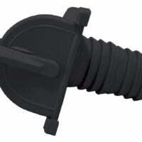 Valterra Fresh Water Inlet, Surface Mount, Black