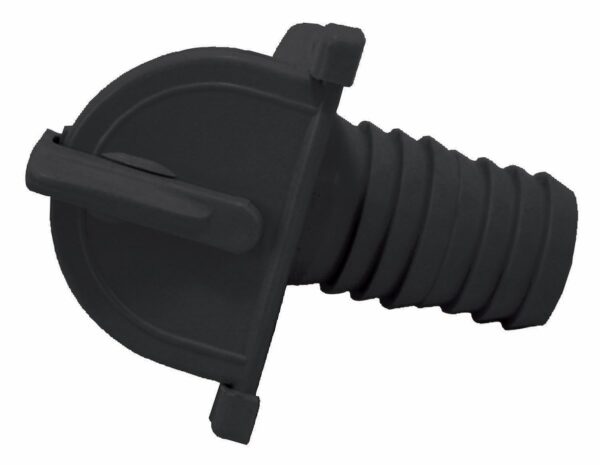 Valterra Fresh Water Inlet, Surface Mount, Black