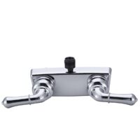 Dura Faucet 2-Valve Shower Control, 4 Inch, Chrome Plated