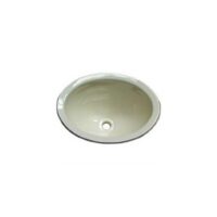 LaSalle Bristol Oval Bath Sink, Surface Mount, 13-5/8 in. x 10-5/8 in., Parchment