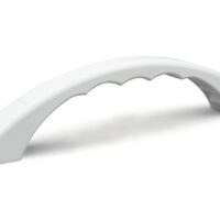 B&B Molders Exterior Grab Bar, Curved, Polar White, 9-7/8 Inch