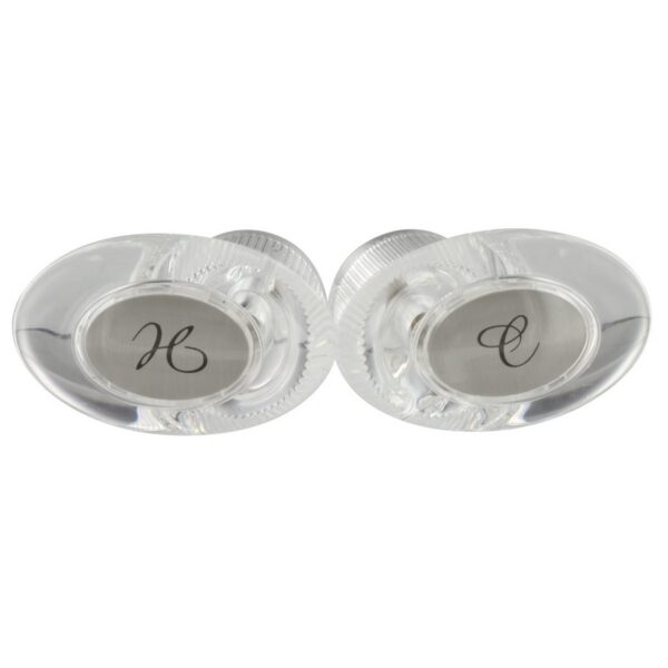 Phoenix Catalina 2-Handle Faucet Lever, Clear Acrylic, Set of 2