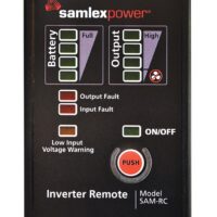 Samlex America SAM Series Power Inverter Remote Control with Bar-Graph Meter