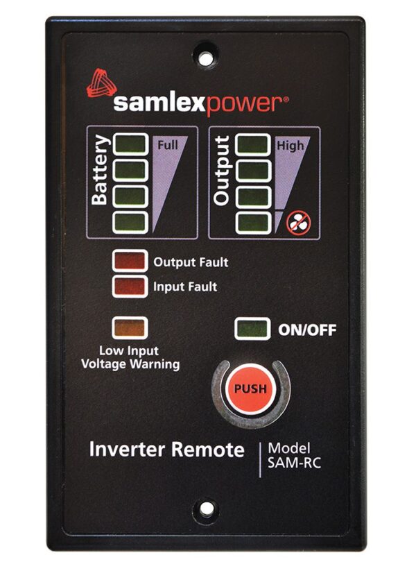 Samlex America SAM Series Power Inverter Remote Control with Bar-Graph Meter