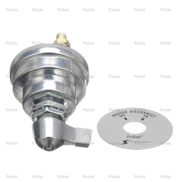 Pollak 180A Rotary Battery Disconnect Switch, Manual Lever