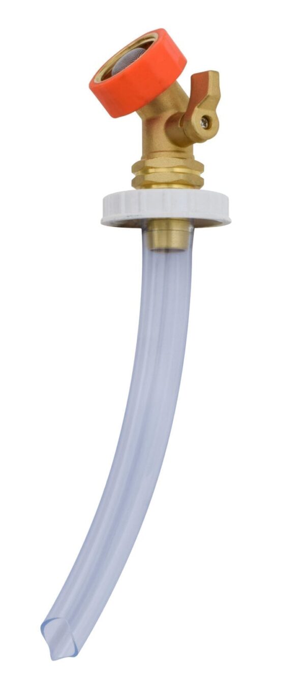 Valterra SECURE-FILL Fresh Water Tank Filler, 5/8" Brass Valve