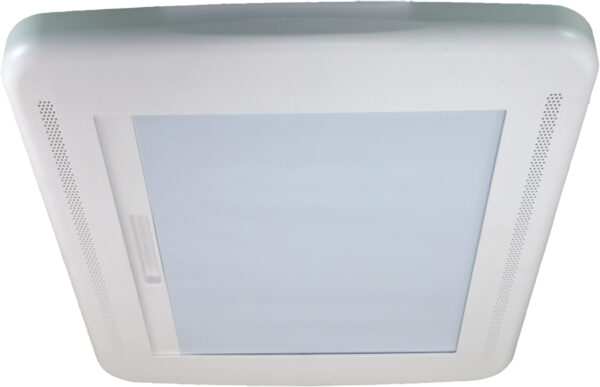 MaxxAir Roof Vent Sun Shade, 14" × 14", White, Reflective Backing