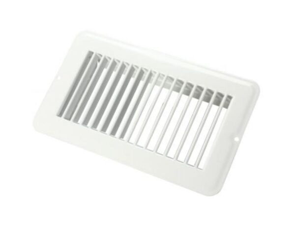 JR Products Heating/Cooling Register 10-5/8x5-5/8 Inch, White