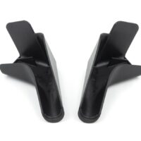 B&B Molders Drip Rail Gutter Spout, Black, 1-3/8 Inch, Set of 4