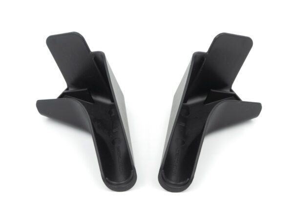 B&B Molders Drip Rail Gutter Spout, Black, 1-3/8 Inch, Set of 4