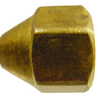 Marshall Excelsior Propane Fitting Cap, 7/8" Female POL, Brass