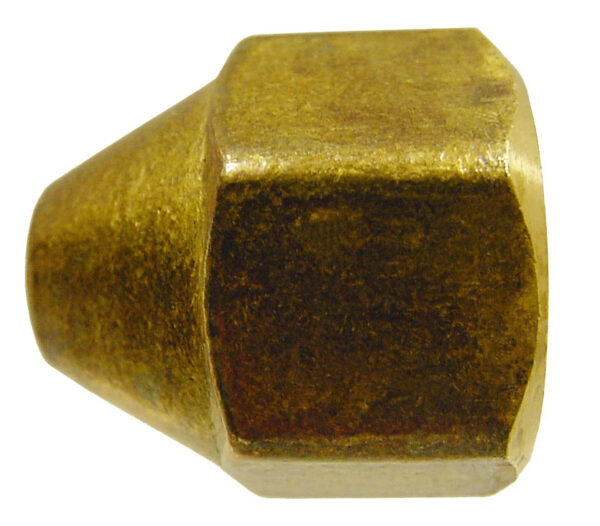 Marshall Excelsior Propane Fitting Cap, 7/8" Female POL, Brass