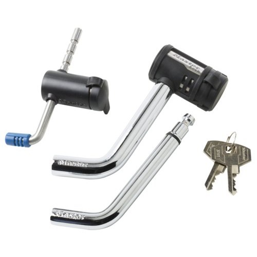 Master Lock Sentry Trailer Hitch Pin, 1/2-inch or 5/8-inch, Silver