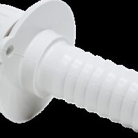 Zebra RV Waste Water Drain Flange, Polypropylene