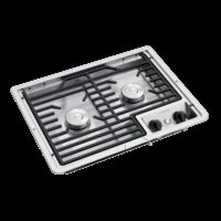 Dometic 2-Burner Drop-In Propane Cooktop, 7200 and 5200 BTU