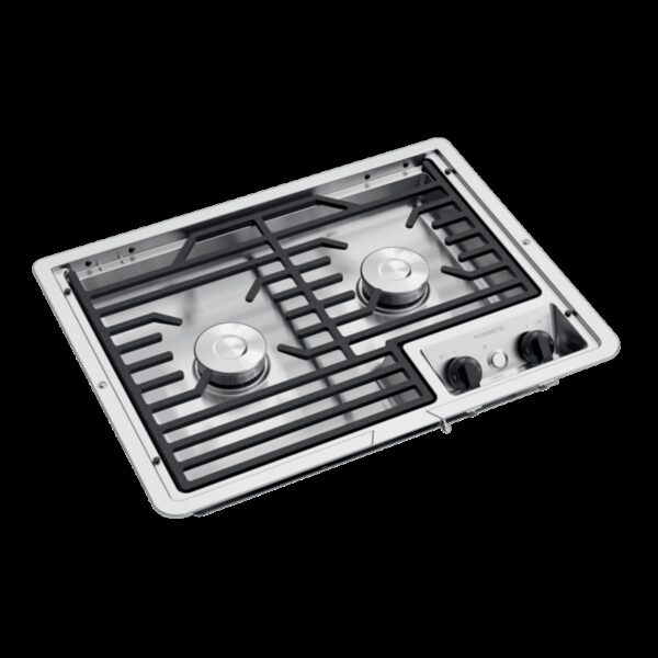 Dometic 2-Burner Drop-In Propane Cooktop, 7200 and 5200 BTU