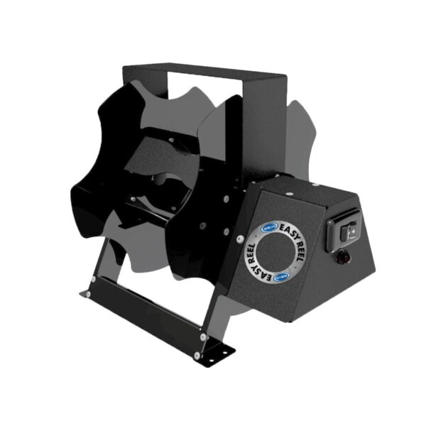 MORryde 50 Ampere Motorized Power Cord Reel, 30 Feet, Steel, Black