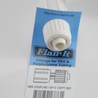 Elkhart Supply 1/2 Inch Fresh Water Coupling, Female Swivel, White