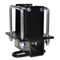 Ultra-Fab Hitch Receiver Tube Adapter, 2 Inch, 9.5 Inch, Steel, Black